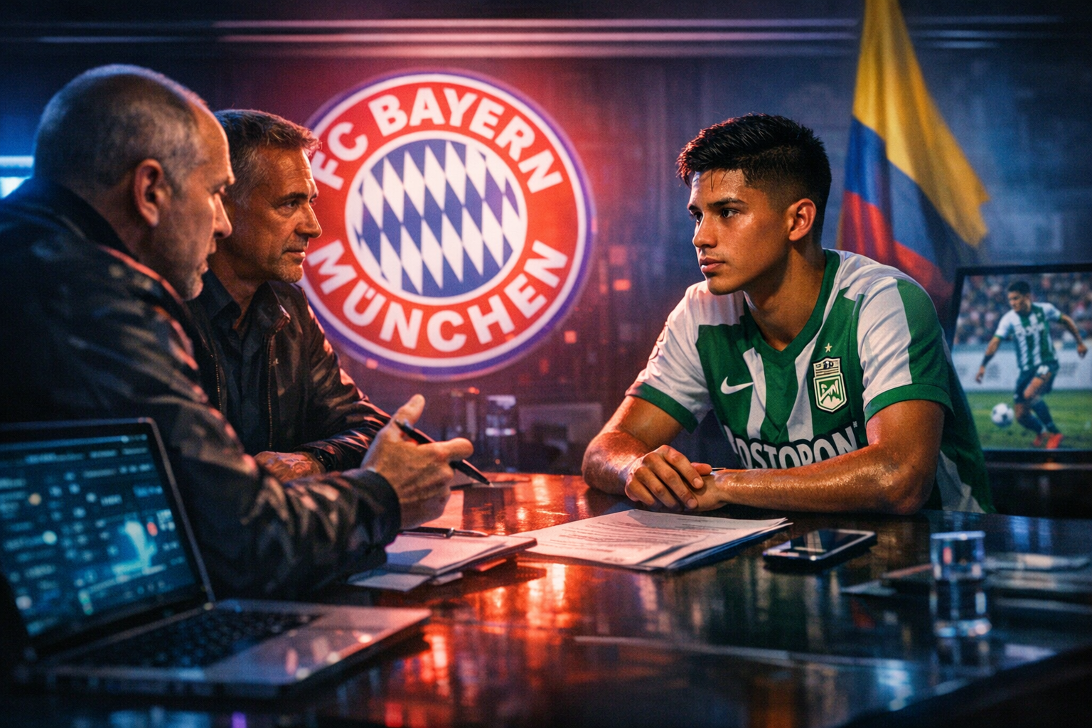 Bayern Munich Intensifies Pursuit of Colombian Midfield Prodigy Samuel Martinez