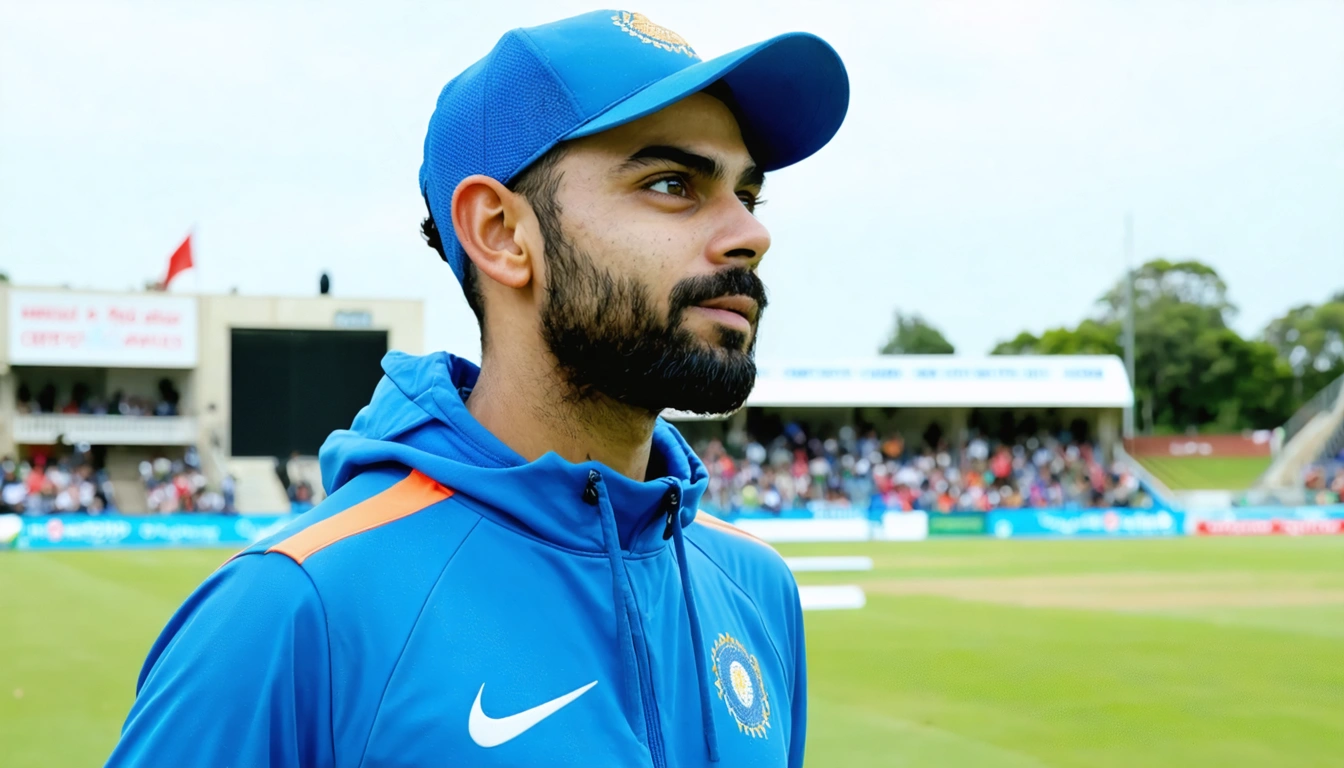 Virat Kohli Delights Onlookers by Mimicking Romario Shepherd's Distinctive Style