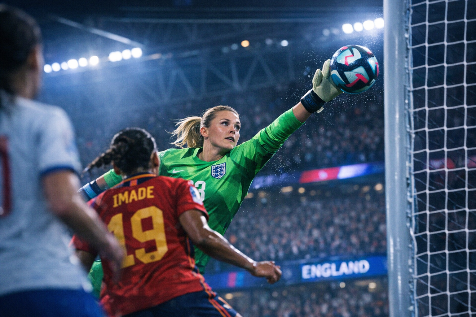 Hannah Hampton Delivers Crucial Save Securing England Lead Over Spain