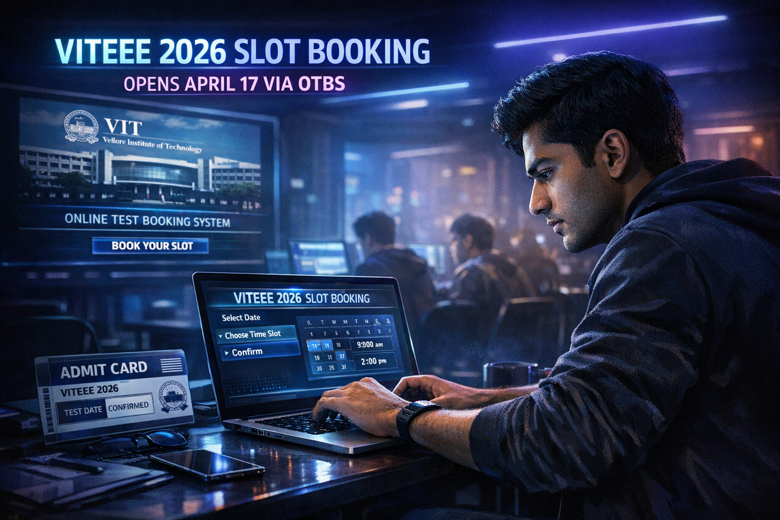 Vellore Institute Launches VITEEE 2026 Slot Booking on April 17 via OTBS